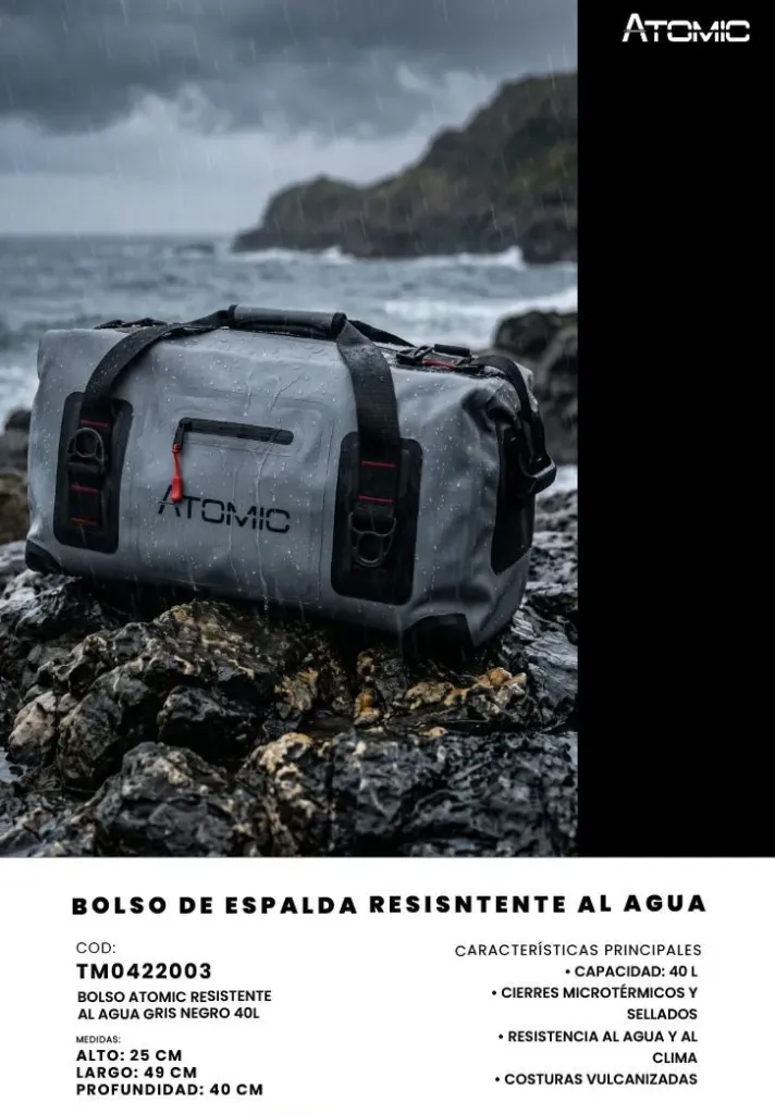 Bolso Trasero Atomic Impermeable 